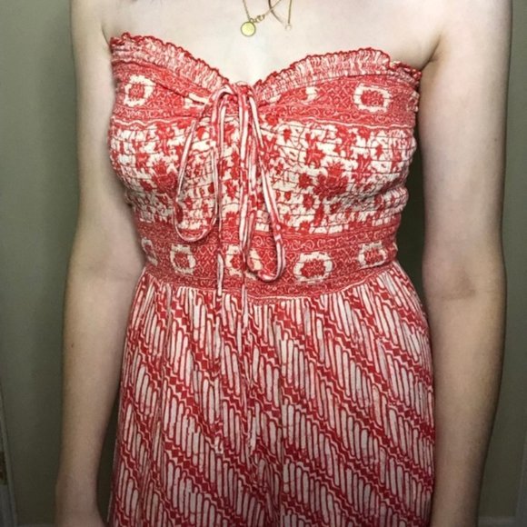 Free People Tube Top Wide Leg Jumpsuit - Picture 5 of 7